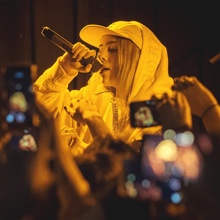 Billie Eilish en concert.