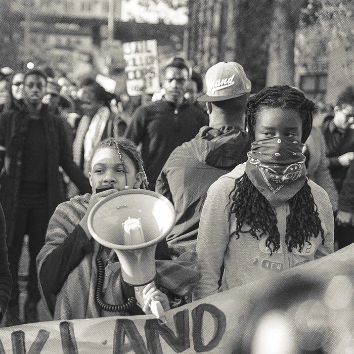 Manifestation BLM à Oakland